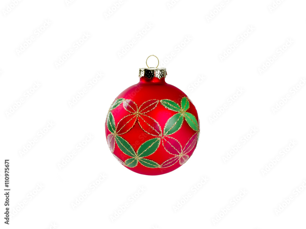 Christmas Ball Isolated on Whte Background Christmas Ball Isolated on Whte Background