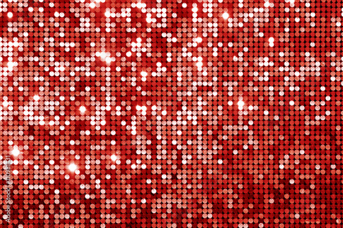 Red background mosaic with light spots