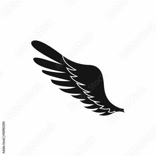 Wing icon in simple style