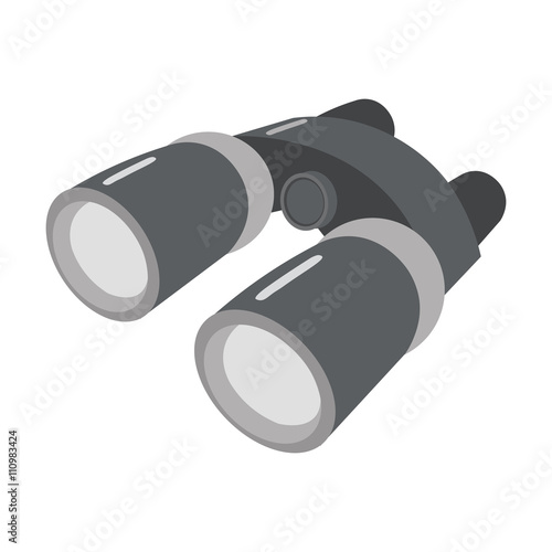 Binoculars icon of vector illustration for web and mobile