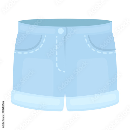 Shorts icon of vector illustration for web and mobile