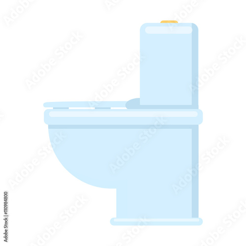 WC toilet icon of vector illustration for web and mobile