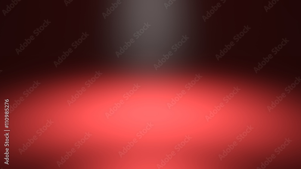 Red blurred spotlight, dark abstract background Red blurred spotlight, dark abstract background