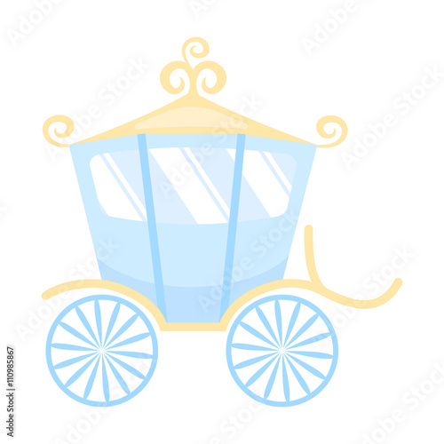 Carriage icon of vector illustration for web and mobile