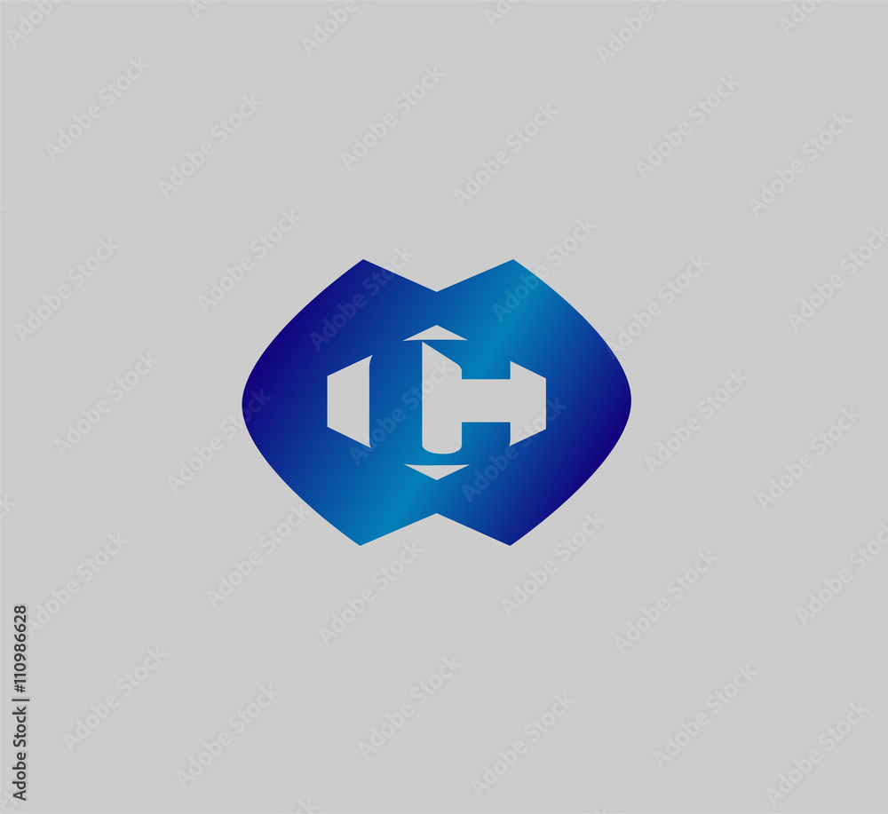 Obraz premium Design Concept Icons and Shapes of Letter C, Vector Illustration 
