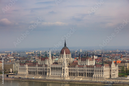 Hungarian Parliament Building, Budapest Hungary.