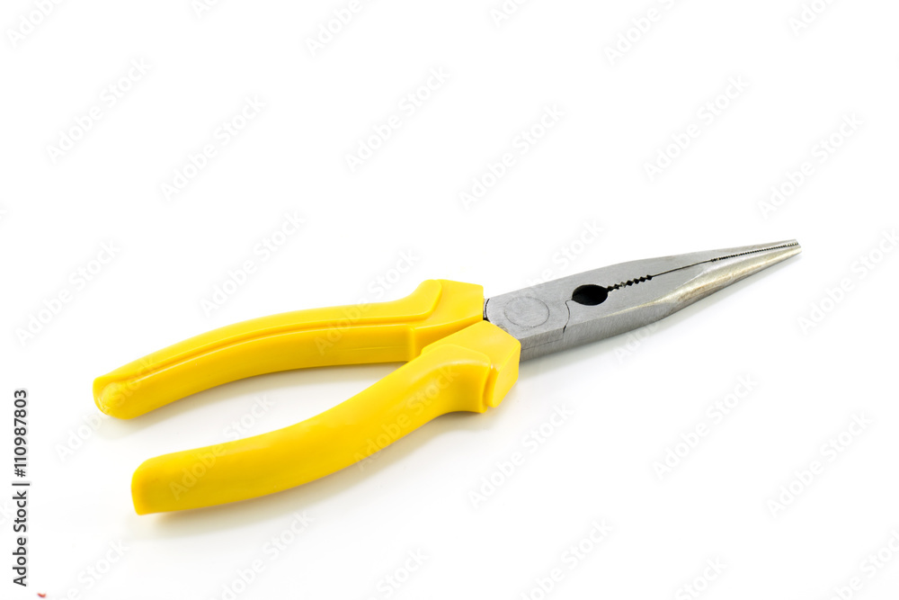 Pliers isolated on White background Pliers isolated on White background