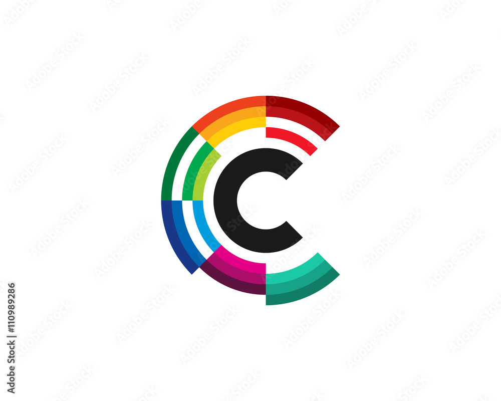 Letter C Color Circle Letter C Color Circle