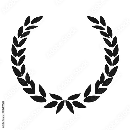 Laurel wreath icon of vector illustration for web and mobile