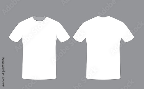 white man t-shirt template front and back sides