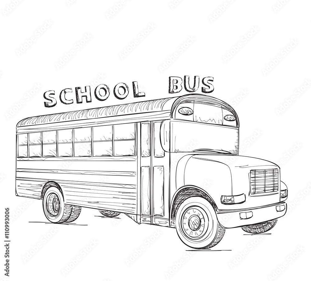 School Bus Drawing