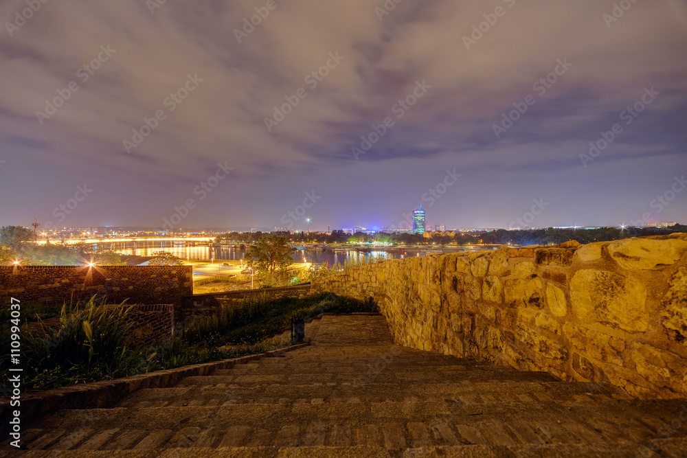 Belgrade fortress and Kalemegdan park Belgrade fortress and Kalemegdan park