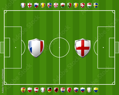 Fotografie euro 2016 group a in soccer
