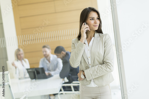 Businesswoman on the phone