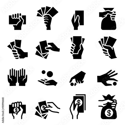 Hand and Money icon