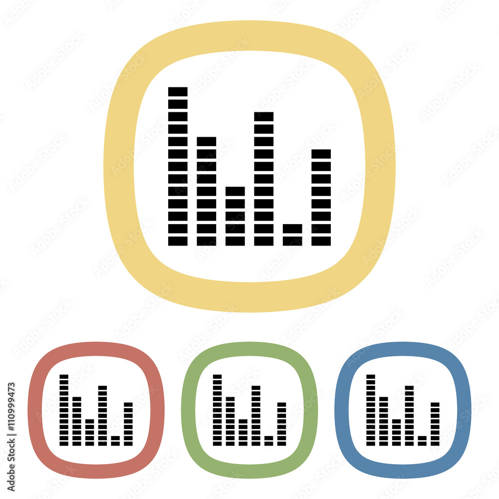 Equalizer colorful icon Equalizer colorful icon