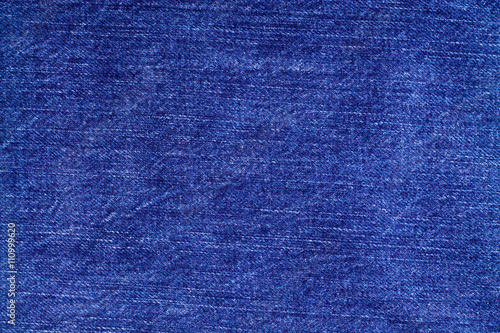 Background of coarse thick sturdy denim blue