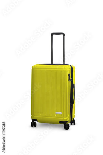 Journey suitcase isolated