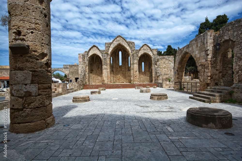 Church of the Virgin of the Burgh, Rhodes