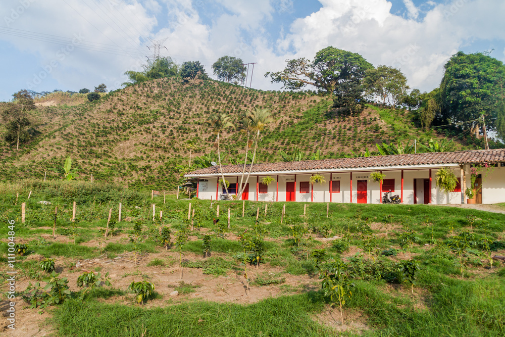 Coffee plantantion house near Manizales, Colombia Coffee plantantion house near Manizales, Colombia