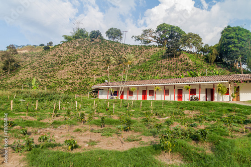 Coffee plantantion house near Manizales, Colombia photo