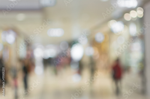 Abstract background of shopping mall