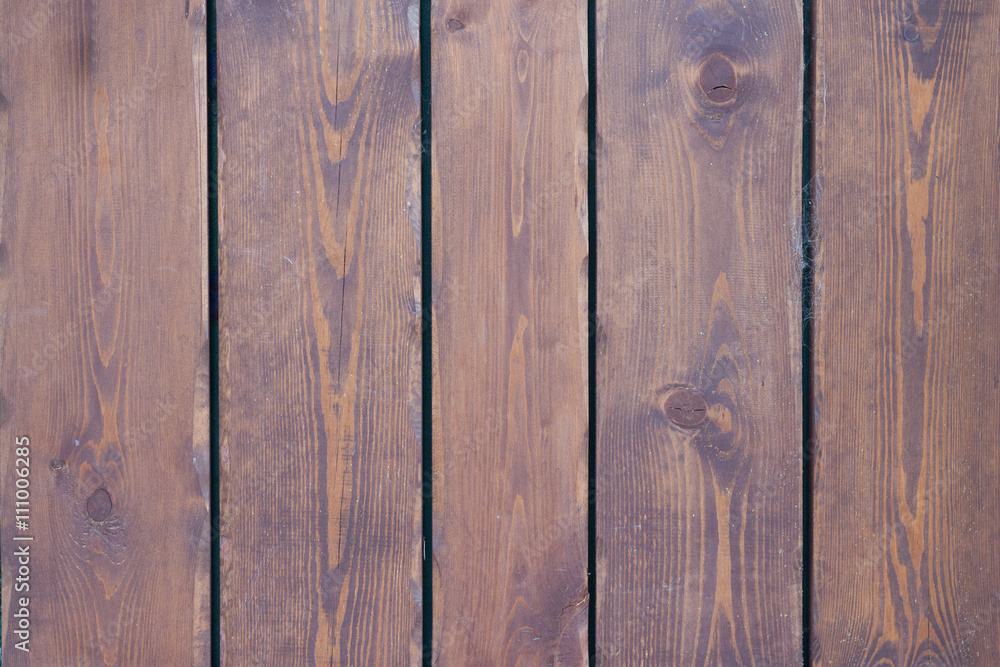 Fototapeta premium Background of old wooden planks with cobwebs. Vertical frame.