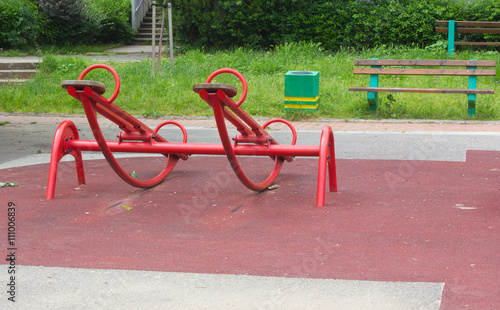 Red seesaw