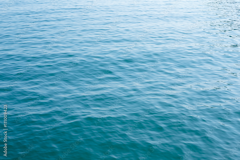 Blue sea surface with waves Blue sea surface with waves