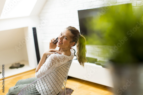 Woman on the phone
