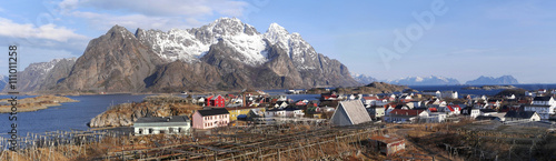 Panorama von Henningsvær auf den Lofoten © Dagmar Richardt