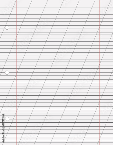 Vector sheet of paper