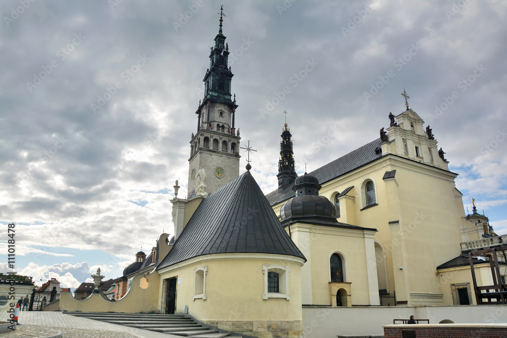 Naklejka premium Jasna Góra, Klasztor w Częstochowie