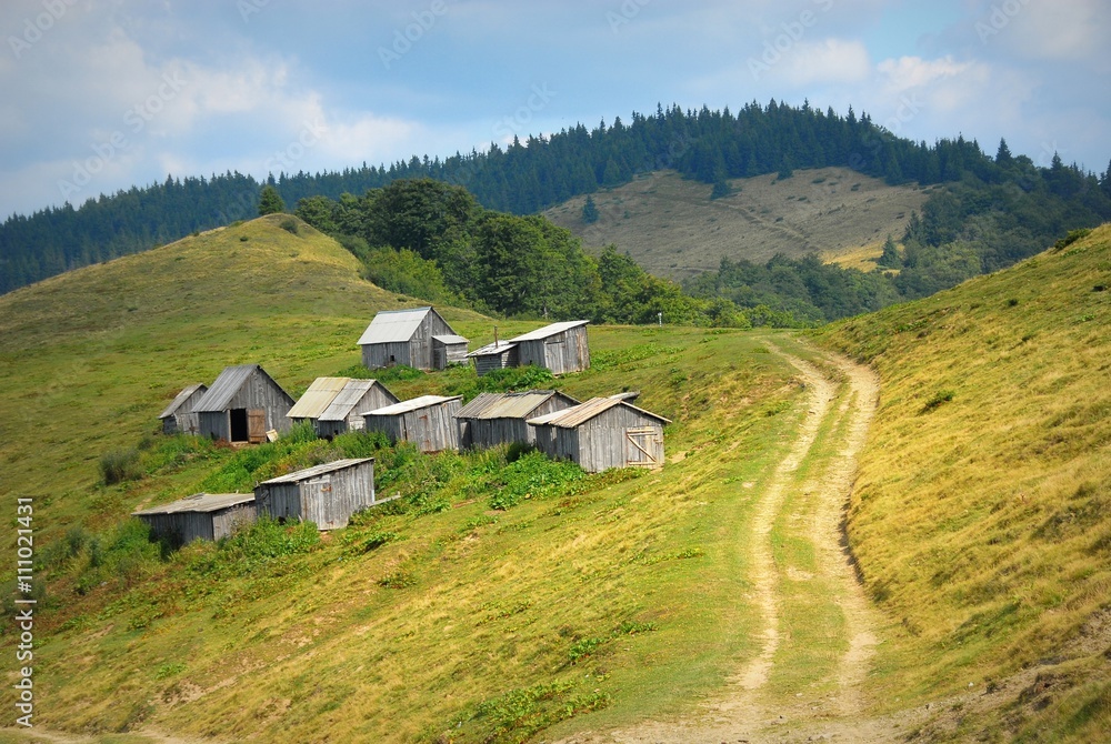 beautiful mountains Carpathian