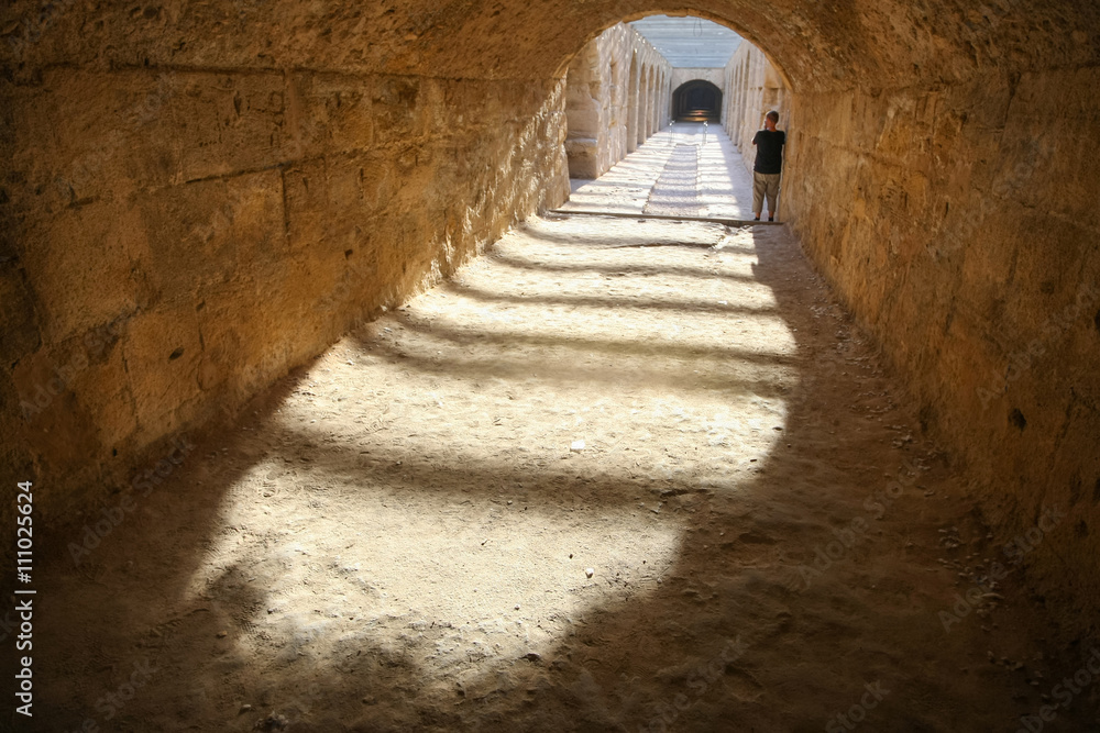 Undercroft of El Djem Amphitheatre