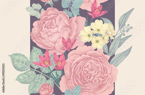 Floral seamless pattern.