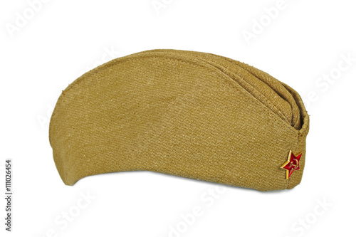 Soviet Army soldiers forage-cap photo