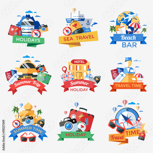 Travel Label Set