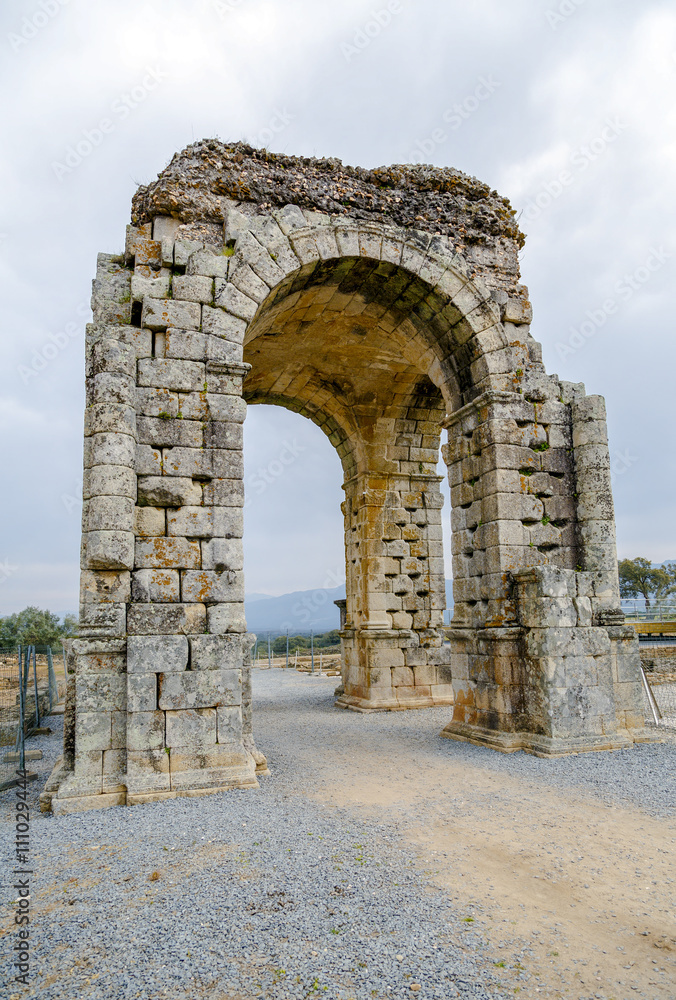 The Roman ruins of Caparra