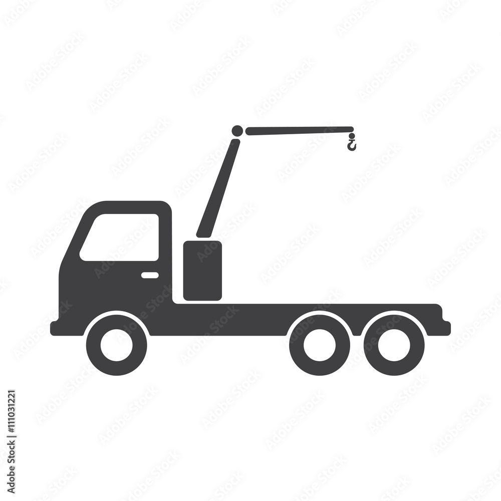 truck crane icon truck crane icon
