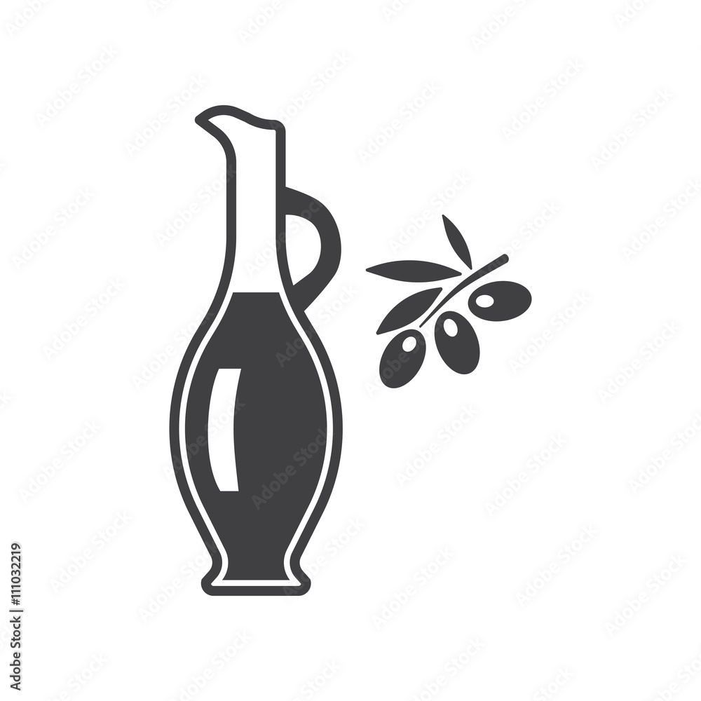 olive oil icon on the white background. olive oil icon on the white background.