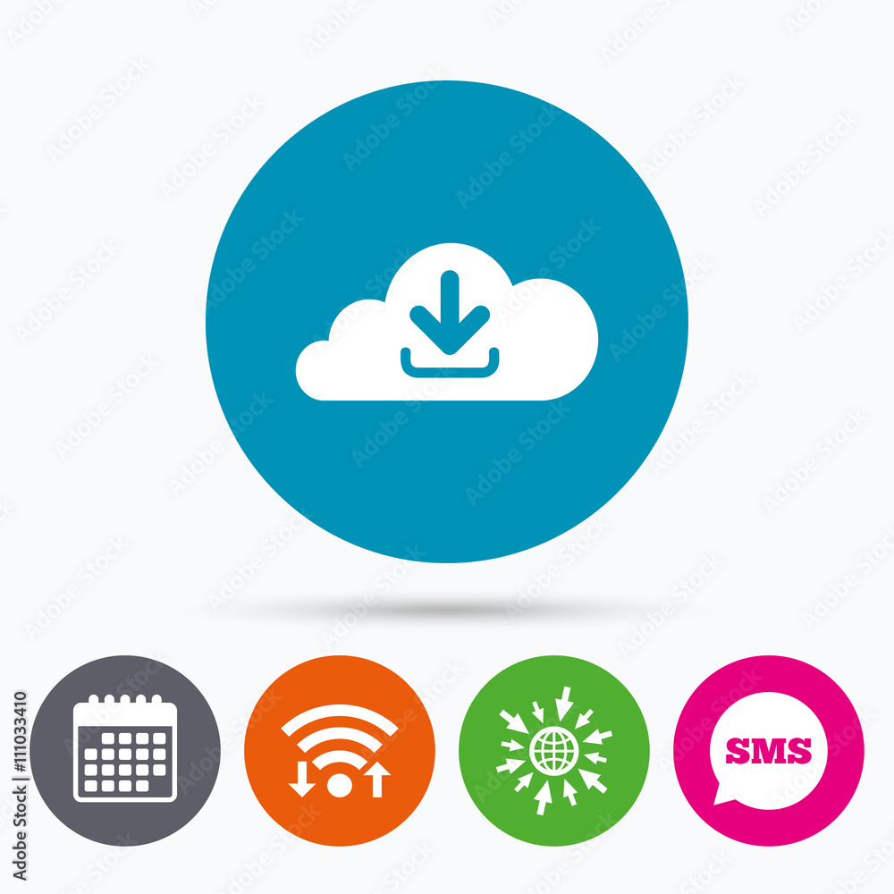 Download from cloud icon. Upload button. Download from cloud icon. Upload button.