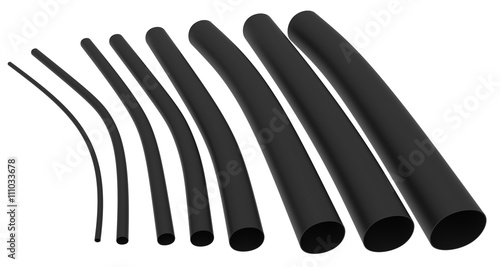 Fotografie Flexible plastic tubing