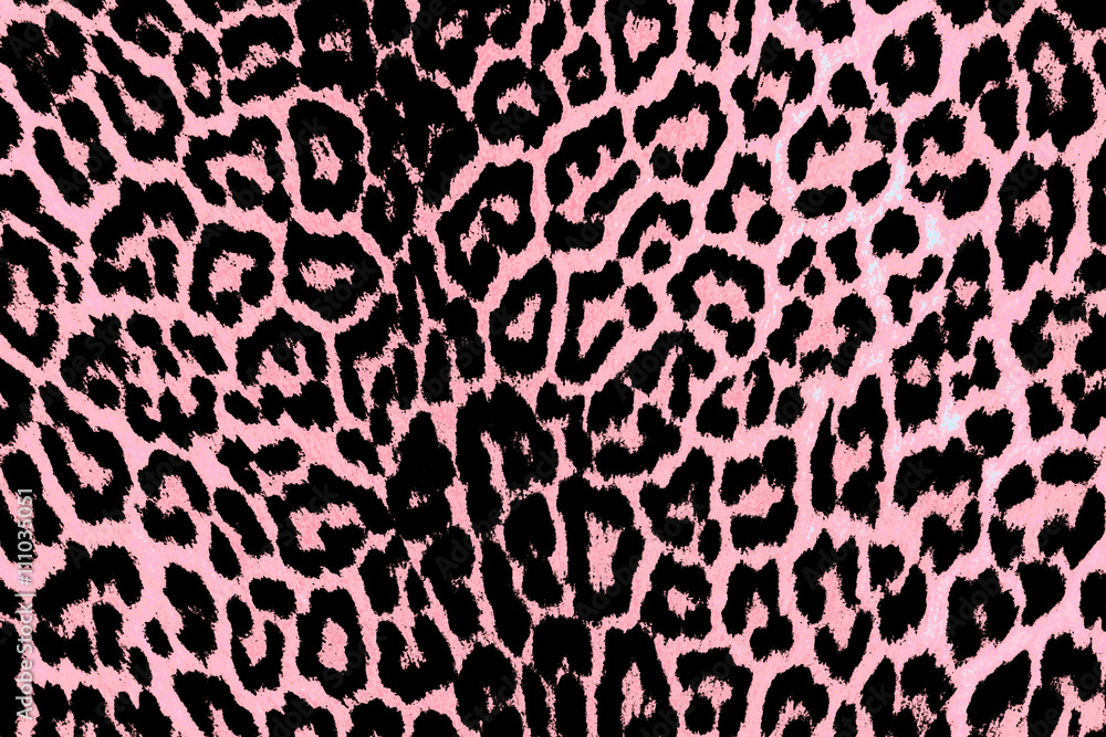 Beautiful pink leopard pattern fur background (animal print wallpaper)  Stock Photo | Adobe Stock