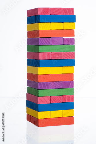 colorful Blocks of wood