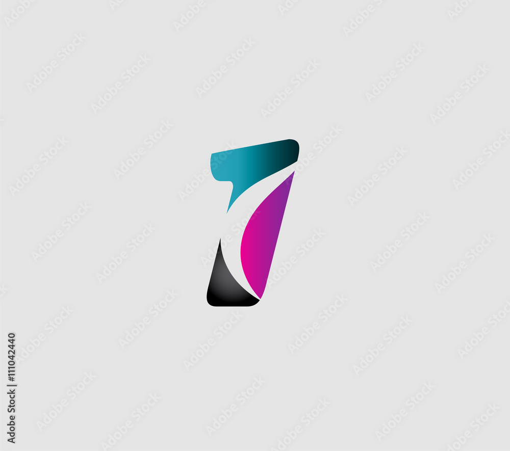 Number one 1 logo icon template
Number one 1 logo icon template