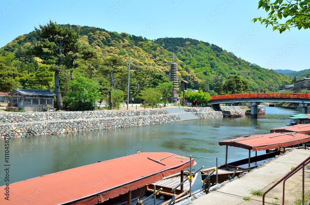 Obraz premium 京都 宇治川