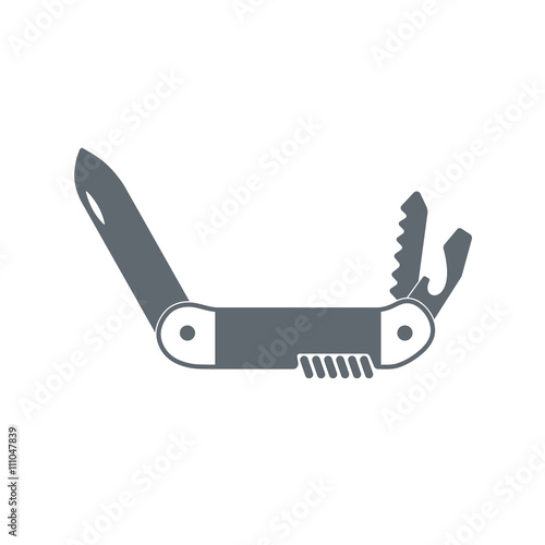 Camping knife icon