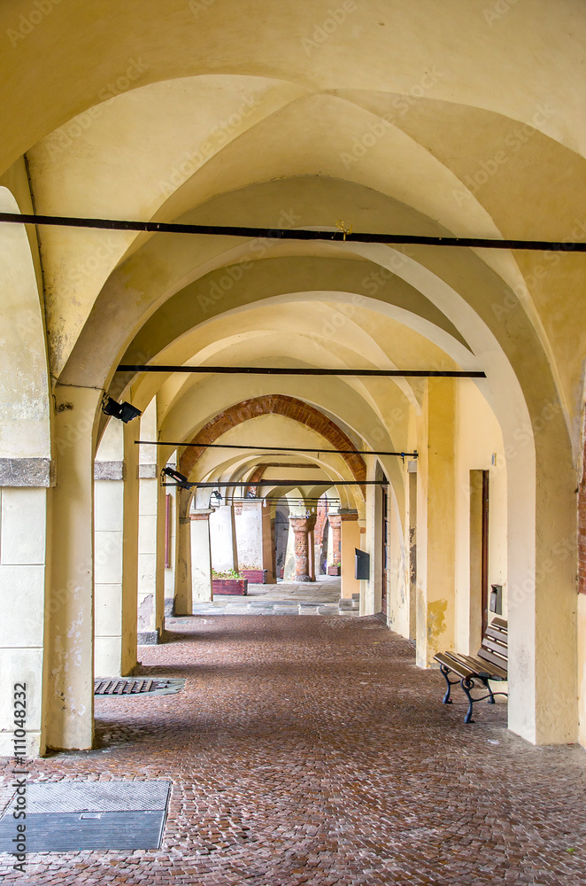 Avigliana turin portico arches