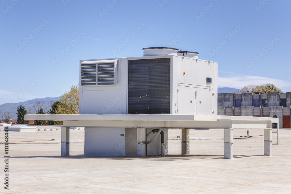 Naklejka premium Building roof top details